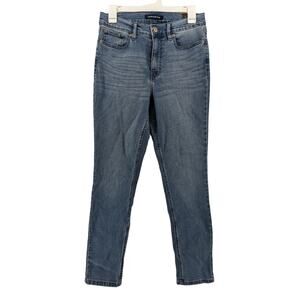 Calvin Klein Skinny Jeans 8 Ice Blue High Rise‎ Ankle Stretch Casual Everyday